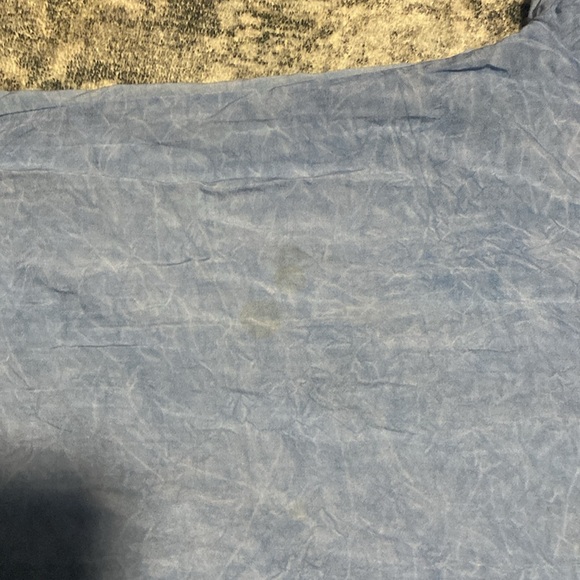 Elan S Solid Light Blue Off The Shoulder Jumpsuit - Picture 8 of 8